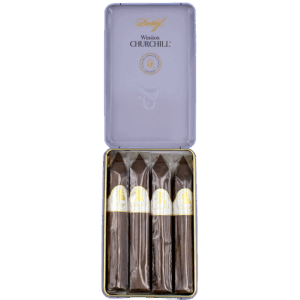 Davidoff Winston Churchill Belicoso Cigarillos Tin