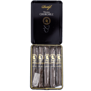 Davidoff Winston Churchill Late Hour Petit Panetela Cigars Tin