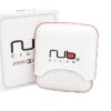 Nub White Leather Cigar Case (3 Finger)