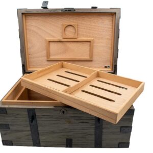Renaissance Reclaimed Wood Humidor (120 Count)
